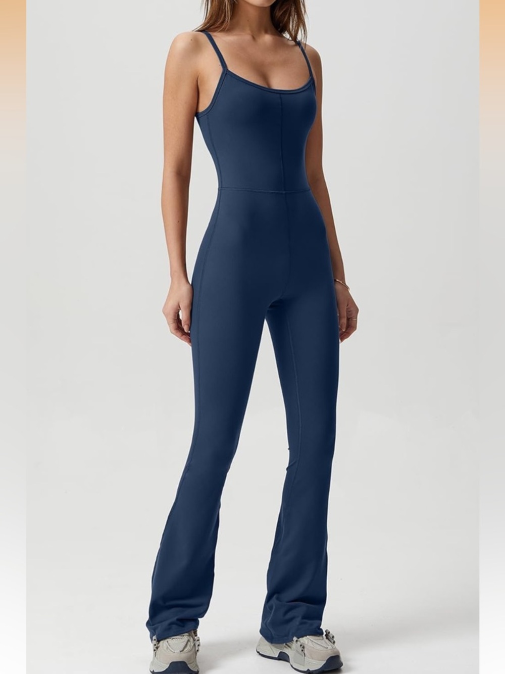Qinsen Flare Jumpsuit